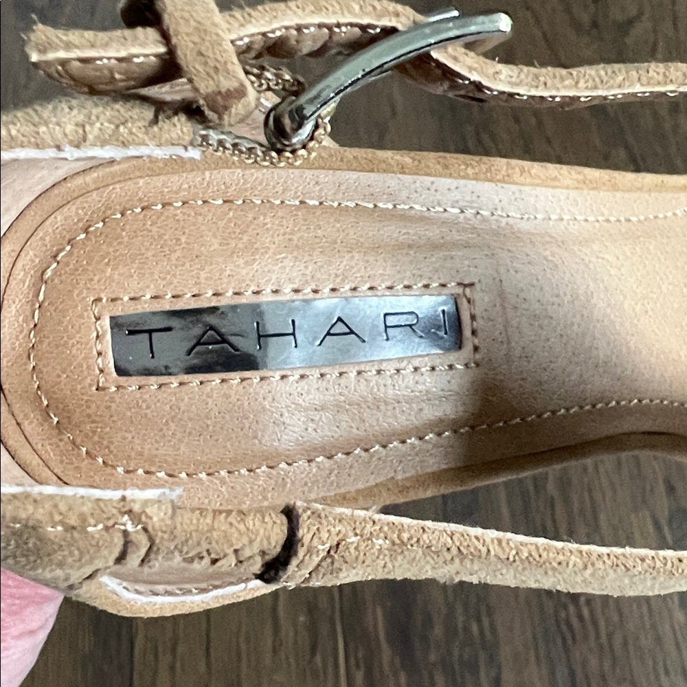 Tahari Norma Block Heel Sandals - Picture 8 of 12
